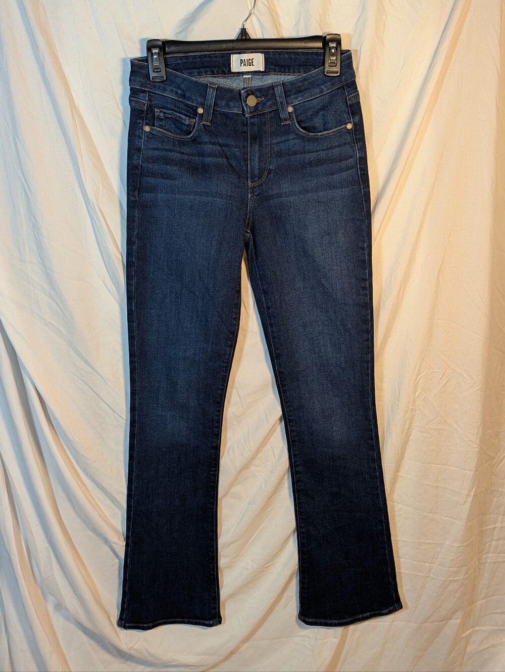 PAIGE Dark Blue Flare Jeans